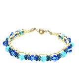 ブルースワロブレスレット