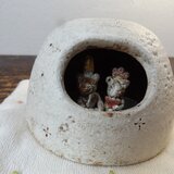 Teddyのぞきびな（赤と金）