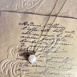 K10 スモークパールドネックレス PT23-033