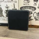 ブラック栃木レザーマウスパッド❗️