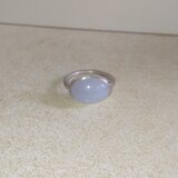 天然ブルーカルセドニーsvリング
