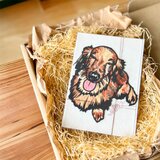 ペット似顔絵 個性的 オーダーアート【切り絵×ちぎり絵】原画 SDGs 犬 猫 鳥 うさぎ ハンドメイドの画像