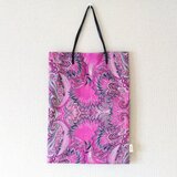 サイケデリックなトートバッグ(ピンク)