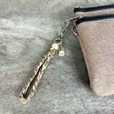 幻の糸！沖縄で八百年の伝統を誇る、芭蕉の糸を使って作った、キーチャーム&キーホルダー。の画像