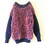 ふわふわカラフルネップセーター