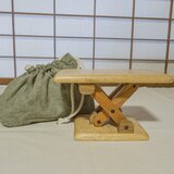 桐　折りたたみ正座椅子（巾着袋付き）　その４