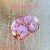 桜　箸置き型　お守り　運気UP　オルゴナイト