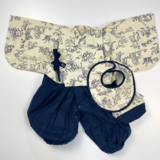 袴ロンパースセット　鳥獣戯画