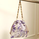 「ファラオの恋人(パープル)」ドローストリング・巾着バッグ