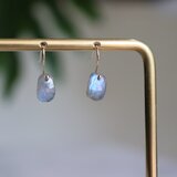 《k10YG》ラブラドライト/パラダイスフックピアス〜Jojuly