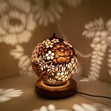 和柄ランプ【春の花】