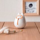 ぽたねこ_オリジン（シロネコオレンジフラワー）の画像