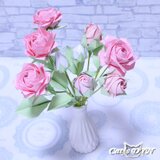 薔薇の花束：春バージョン　（折り紙の薔薇の花）の画像