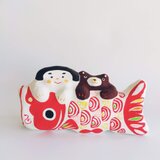 張り子　金太郎 (赤ーホ)の画像
