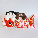 張り子　金太郎 (赤ーヘ)の画像