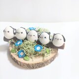 シマエナガ団子 青