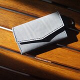 ルガトショルダーの4連キーケース【ライトグレー】