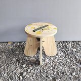 DIY CAMP STOOL（組み立て式チェアー）グリーンカモフラージュ柄の画像