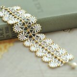 アラビアンナイトのブレスレット（ホワイト）