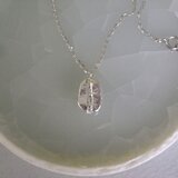 コーヒー豆の純銀ネックレス