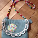 お花のうさこの小さなポシェット