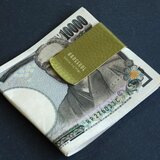 マネークリップ　槌目模様