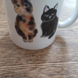 さびねこ黒猫マグ（オリジナル）の画像