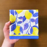 レモンの大判ハンカチの画像