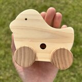 木のおもちゃ　コロコロどうぶつ　ヒヨコの画像