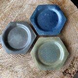 小皿・豆皿【濃緑色ハニカム】の画像