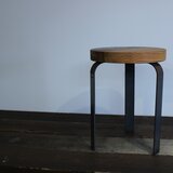 [瀬戸内古材]　スツール  Vintage Stoolの画像