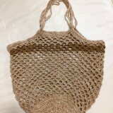手編み ネットバッグ