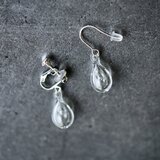【受注生産】-Drop- プチｻｲｽﾞ（両耳）こぼれないアロマピアス【ｻｰｼﾞｶﾙｽﾃﾝﾚｽ】