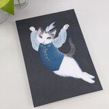 ポストカード≪35番≫　他選べる３枚セット 【青い鳥なねこ】の画像