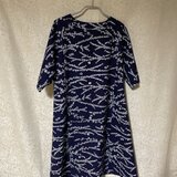 浴衣地ワンピース