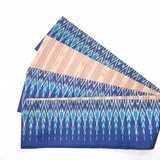 存在感のある織りのタイシルク半幅帯　ＨＡＮ1619