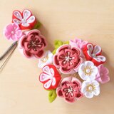 つまみ細工＊梅