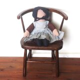 素朴で可愛いカントリーインテリア／子供サイズのスティックバックチェア N02133