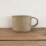 黄土 マグカップ（持ち手大）の画像