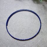 ラピスラズリの形状記憶チョーカーネックレス