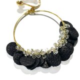 【蝶々／ブラック】イヤリング