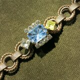 ヴィンテージラインストーンブレスレット