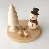 雪だるまとツリーの画像