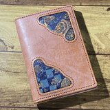 【受注生産】レザー×西陣織　パスポートカバー