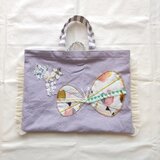 手提げ 蝶々&うすむらさき