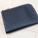 国産本革　馬革　コンパクト財布　ミニ財布　ハンドメイド　本革　手縫い