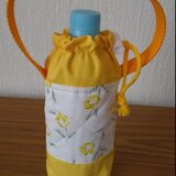 チューリップ柄の保温保冷ペットボトルカバー