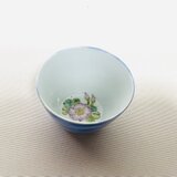 呉須刷毛巻　デザートカップ　プリムラ絵の画像