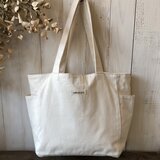 サイドポケット トートバッグ　キナリ21　A4　【送料無料】