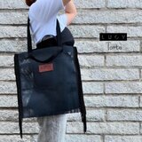 2way フリンジトートバッグ【NAVY ハードメッシュ】